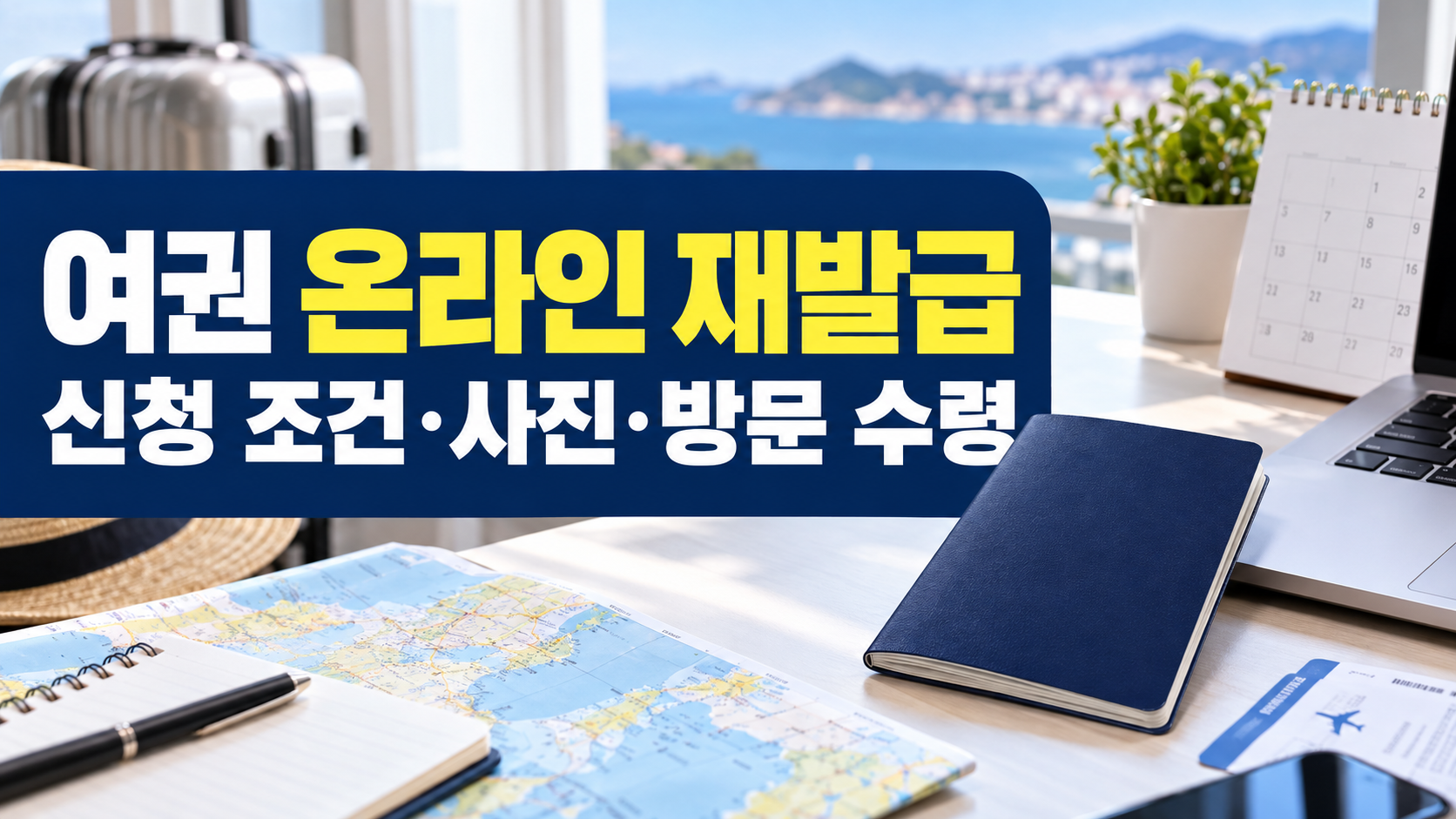 여권 온라인 재발급 신청 조건 사진 방문 수령